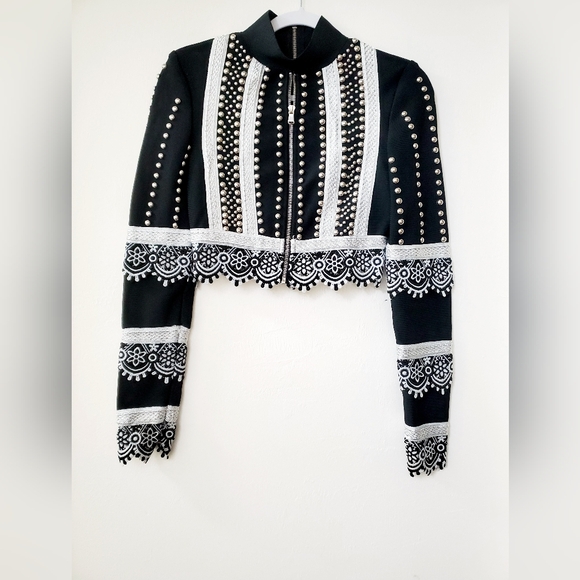 JESSICA RICH COLLECTION UNIQUE DESIGNER TOP - Picture 5 of 11